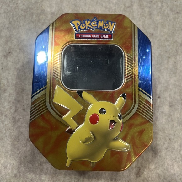 Pokemon Other - Pokemon Pikachu EX Collector Tin 2016 Battle Heart Collector Tin